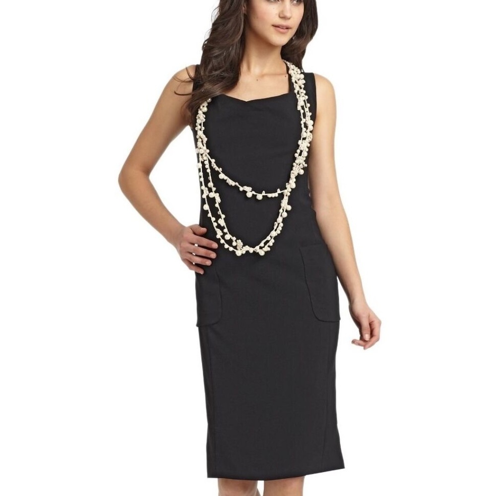 Rare Vintage Moschino Slip Dress with attached Pearls